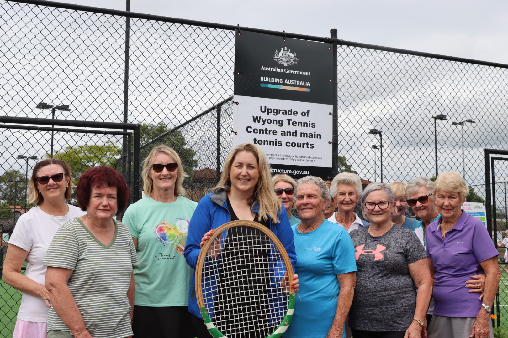 McBride Celebrates Wyong Tennis Upgrades Main Image