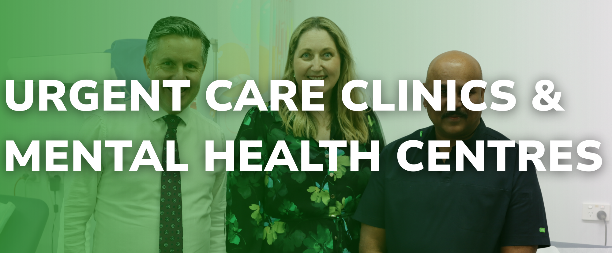 Urgent Care Clinics & Mental Health Centres